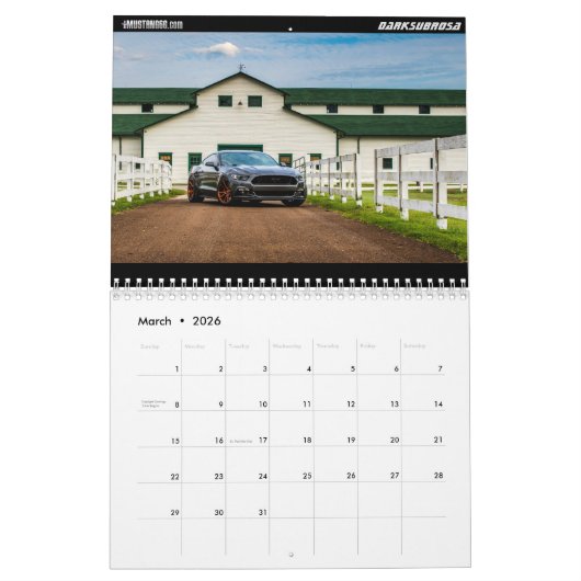 2016 Mustang-Kalender - mustang6.com Kalender (Mär 2026)