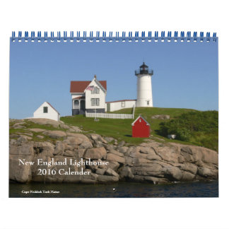 2016 New England Leuchtturm-Kalender Kalender