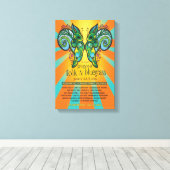 2016 Pagosa Folk 'N Bluegrass Poster Leinwanddruck (Insitu (Holzboden))