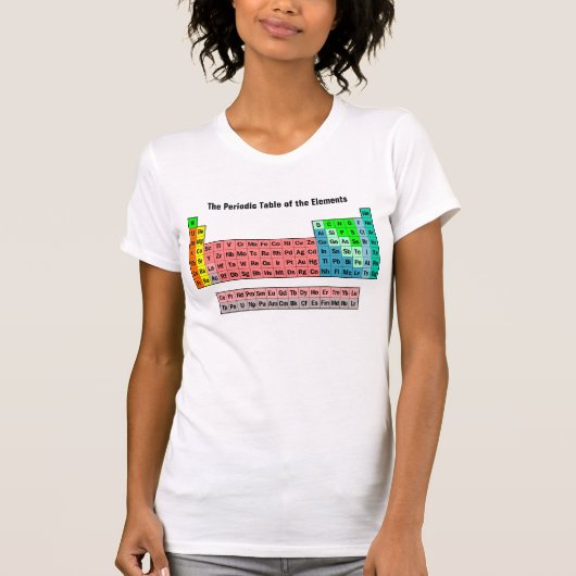 2016 Periodic Table of the Elements T-Shirt (Vorderseite)