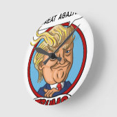 2016 Presidential Election Runde Wanduhr (Winkel)
