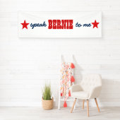 2016 Rede von Bernie vor den Präsidentschaftswahle Banner (Insitu)