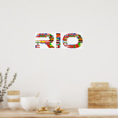 2016: Rio Poster (Küche)
