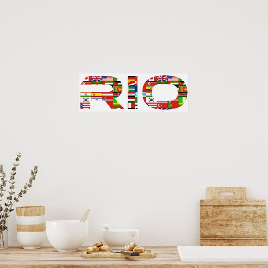 2016: Rio Poster (Küche)