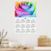 2016 Rose-Poster des Wall-Kalenders Poster (Küche)