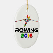 2016: Rudern Keramik Ornament (Rechts)