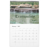 2016 Single "Kaskadierte Ruhe" Kalender (Feb 2027)