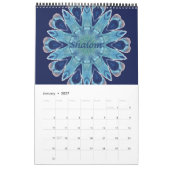 2016 Single Shalom Blue Hearts Kalender (Jan 2027)