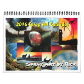 2016 Spray-Kunst-Kalender Kalender (Titelbild)