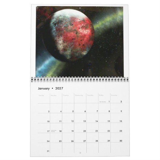 2016 Spray-Kunst-Kalender Kalender (Jan 2027)