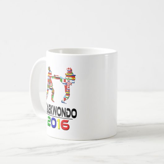 2016: Taekwondo Kaffeetasse (Vorderseite Links)