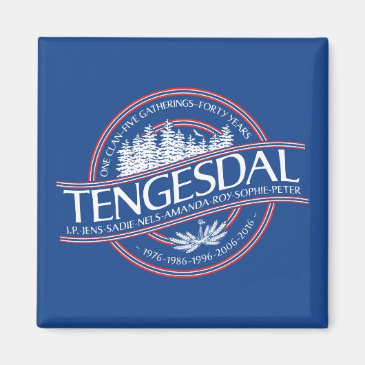 2016 Tengesdal Reunion Magnet (Vorne)