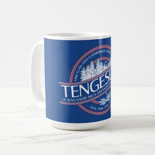 2016 Tengesdal-Wiedersehens-Tasse Kaffeetasse (Vorderseite Links)