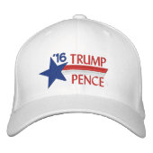 2016 Trump Pence Bestickte Baseballkappe (Vorderseite)