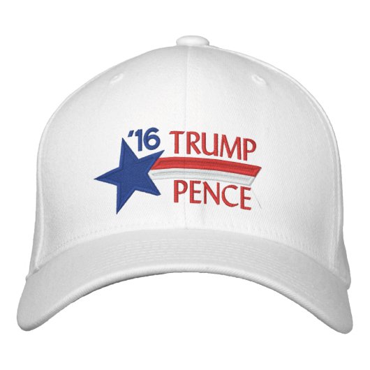 2016 Trump Pence Bestickte Baseballkappe (Vorderseite)