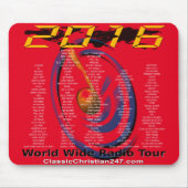 2016 "weltweiter Radioausflug-" Mausunterlage Mousepad (Vorne)