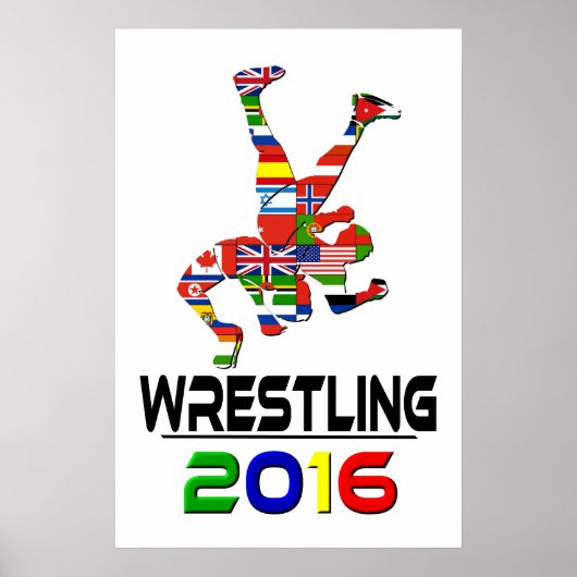 2016: Wrestling Poster (Vorne)