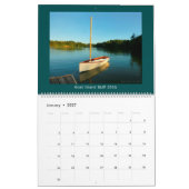 2016 Ziegen-Inselskiff-Kalender - 2017 Daten Kalender (Jan 2027)