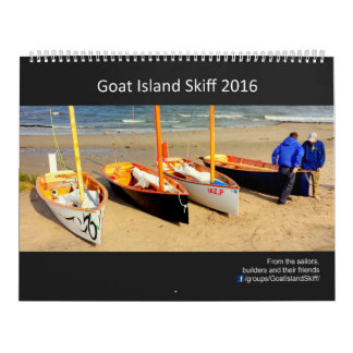 2016 Ziegen-Inselskiff-Kalender - 2017 Daten Kalender