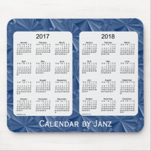 2017-2018 Blau-Diamant-Kalender durch Janz Mousepad