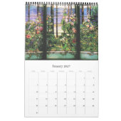 2017 2018 Tiffany-Buntglas-Natur-Kalender Kalender (Jan 2027)