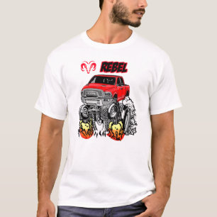 2017-20 Ram Rebel Lieferwagen LKW Cartoon T-Shirt