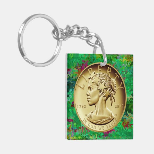 2017 Amerikanische Freiheit 225. Schlüsselanhänger (Vorderseite links)