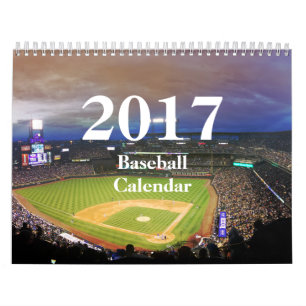 2017 Baseball Calendar-HAMbyWhiteGlove Kalender