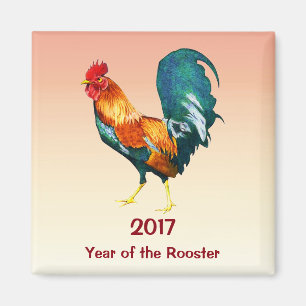 2017 Chinesisches Neujahrsfest des Hahn-Magneten Magnet