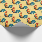 2017 Chinesisches Neujahrsfest Hahn-Packpapier Geschenkpapier (Ecke)