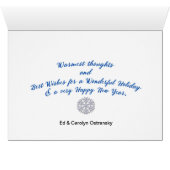 2017 Collector's Keeshond Weihnachtskarte (Innenansicht Horizontal (Unten))