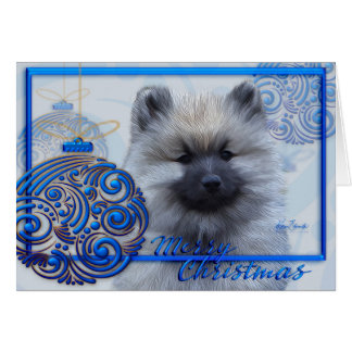 2017 Collector's Keeshond Weihnachtskarte