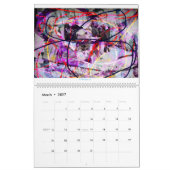 2017 Digital-Abstraktionen KUNST-KALENDER Kalender (Mär 2027)
