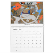 2017 Digital-Abstraktionen KUNST-KALENDER Kalender (Jan 2027)