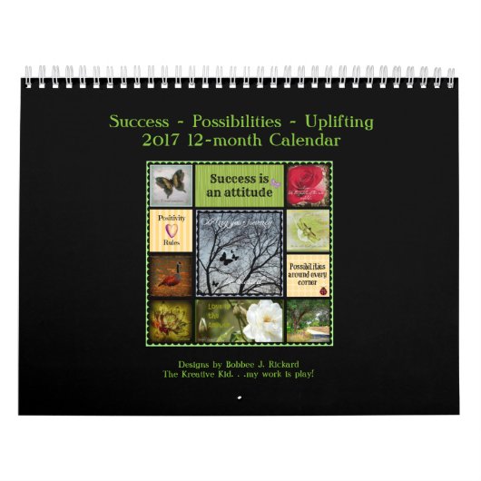 2017 Erfolg-Möglichkeit-Emporhebend Kalender (Titelbild)