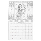 2017 Färbung des Milchkalenders Adult Coloring Kalender (Feb 2027)