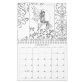 2017 Färbung des Milchkalenders Adult Coloring Kalender (Jan 2027)