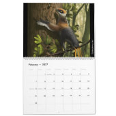 2017 Feathered Dinosaur-Kalender Kalender (Feb 2027)