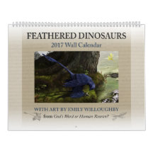 2017 Feathered Dinosaur-Kalender