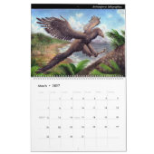 2017 Feathered Dinosaur-Kalender Kalender (Mär 2027)