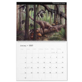 2017 Feathered Dinosaur-Kalender Kalender (Jan 2027)