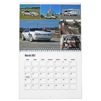 2017 Foxbody-Kalender im Südosten Kalender
