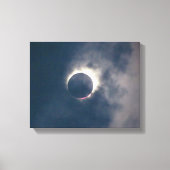 2017 Full Solar Eclipse Canvas Print Leinwanddruck (Vorderseite)