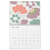 2017 gemusterter Kalender (Mär 2027)