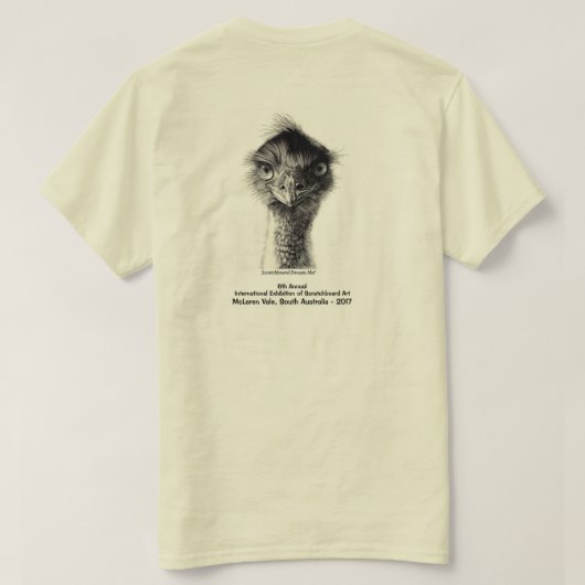 2017 ISSA-Ausstellungs-Shirt - helle Farben T-Shirt (Design Rückseite)