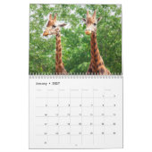 2017 Kalender mit Ferien - Wildes Leben (Jan 2027)