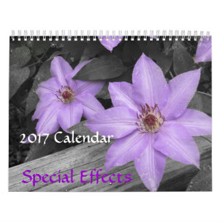 2017 Kalender-Spezialeffekte-Kalender Kalender