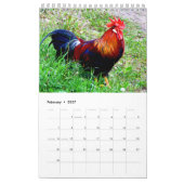 2017 Kalenderjahr des Hahns Kalender (Feb 2027)