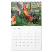 2017 Kalenderjahr des Hahns Kalender (Mär 2027)