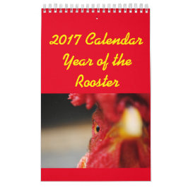 2017 Kalenderjahr des Hahns Kalender